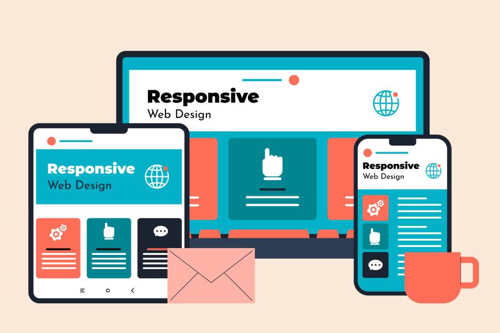 Responsive web design banner