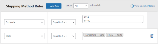 How To Set Up Woocommerce Shipping Method Based On Postcode/Zip Code/Postal Code? 5 Shipping rule based on the specific state & postcode