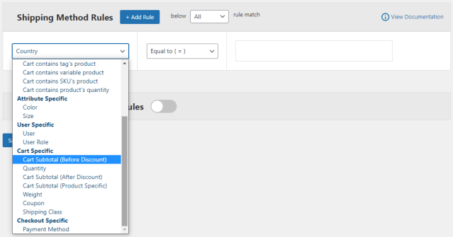 How to charge WooCommerce Shipping based on cart total? 1 flat-rate-shipping-settings-8