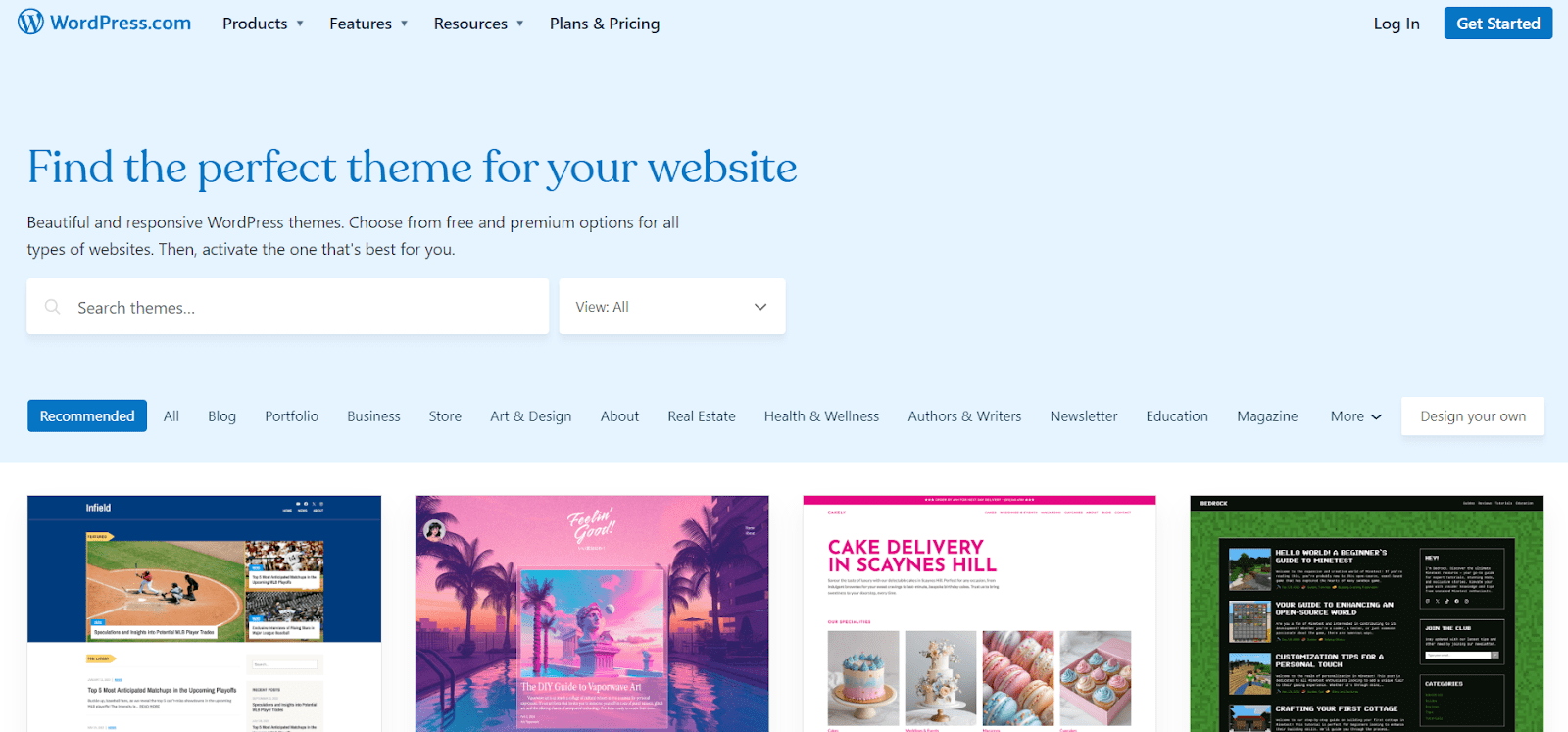 WordPress themes