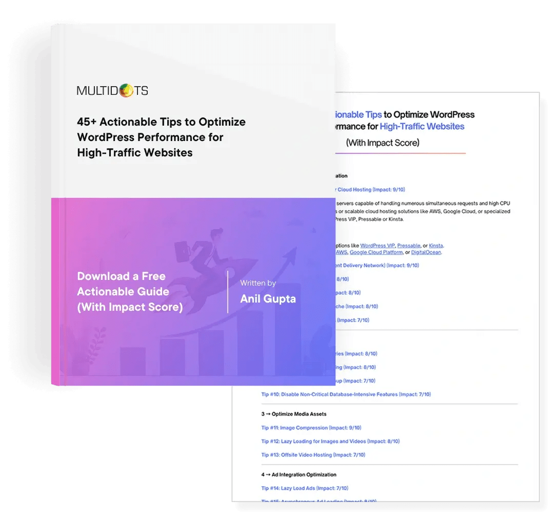Download a Free Actionable Guide: 45+ Actionable Tips to Boost WordPress Speed for High-Traffic Sites (Includes Impact Score)