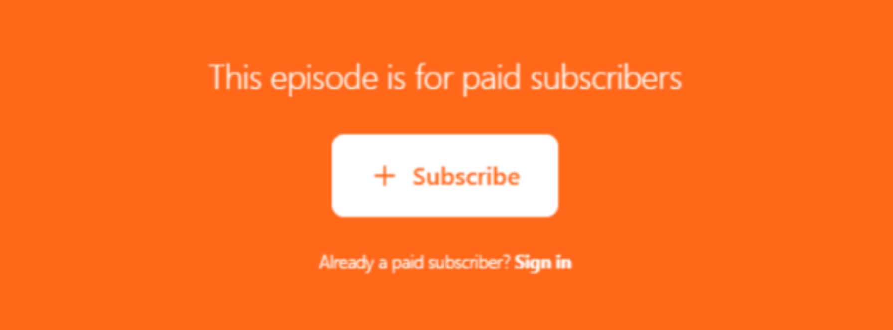 Paid newsletters in Substack